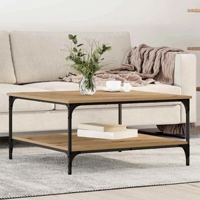 vidaXL Τραπεζάκι σαλονιού artisan δρυς 80 x 80 x 40 cm