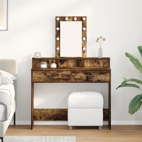 vidaXL Τραπέζι περιποίησης Καφέ 100 x 41 x 140 εκ. Επεξεργασμένο ξύλο