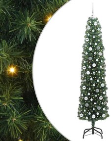 vidaXL Τεχνητό Χριστουγεννιάτικο Δέντρο με 300 LED Πράσινο 210 cm