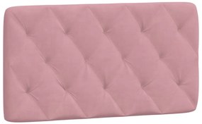 vidaXL Μαξιλάρι για Κεφαλάρι Ροζ 100 εκ. Βελούδο