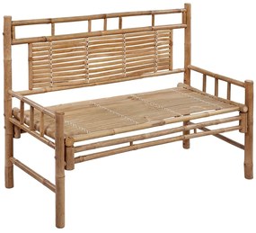 vidaXL Παγκάκι Κήπου 120 εκ. από Μπαμπού με Μαξιλάρι