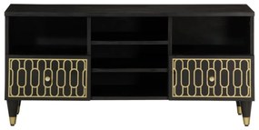 vidaXL Έπιπλο Τηλεόρασης 100 x 33 x 46 εκ. από Μασίφ Ξύλο Μάνγκο