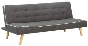 ZITA PLUS KLARA GREY ΥΦΑΣΜΑ ΚΑΝΑΠΕΣ-ΚΡΕΒΑΤΙ 179X78εκ. ΚΑΝΑΠΕΣ 179Χ78Χ74εκ.- ΚΡΕΒΑΤΙ 179Χ96Χ35εκ.40.0043