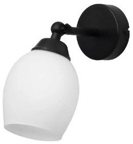 Φωτιστικό Μπάνιου Heronia Barrel Black/White 01-0387
