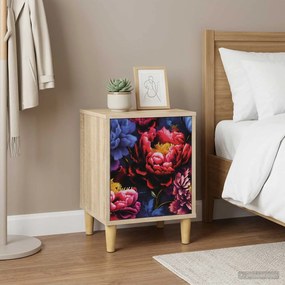 vidaXL Κομοδίνο KIEL 2 τμχ. Sonoma Δρυς 36 x 33 x 50 εκ.