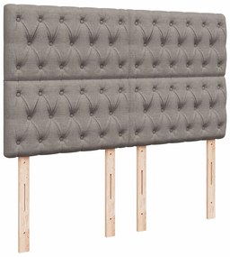 ΚΡΕΒΑΤΙ BOXSPRING ΜΕ ΣΤΡΩΜΑ TAUPE 140X190 ΕΚ. ΥΦΑΣΜΑΤΙΝΟ 3293974