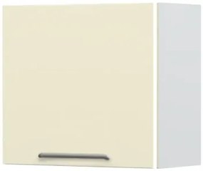 Ντουλάπι κρεμαστό Modena V5-60-1K-Λευκό - Μπεζ - 60.00Χ32.00Χ55.00cm
