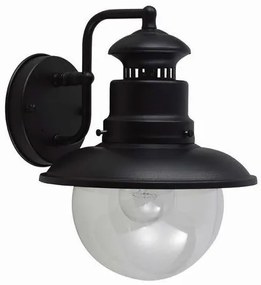 Φανάρι Απλίκα Φωτιστικό Τοίχου 1xE27 Μαύρο IP44 Shipston GZH-SHIP2 Elstead Lighting-GZH-SHIP2-Μαύρο GZH-SHIP2