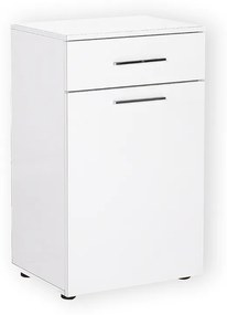 Καλάθι απλύτων Diamond Megapap σε χρώμα λευκό 52x38x83εκ. GP009-0049