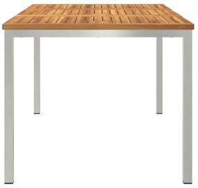 vidaXL Τραπέζι Εξωτερικού Χώρου 150x90x75 εκ Μασίφ Ξύλο Ακακίας