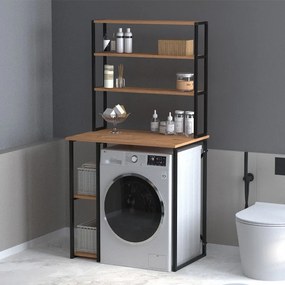 Megapap Έπιπλο Πλυντηρίου Berkus Pine Oak 90x60x178εκ.