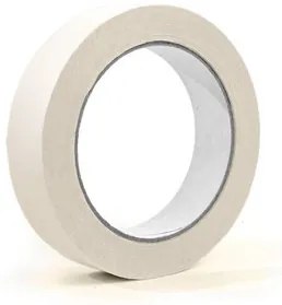SELLOPLAST Χαρτοταινία Masking 60°C λευκή SEL-007, 19mm, 40m, 8τμχ