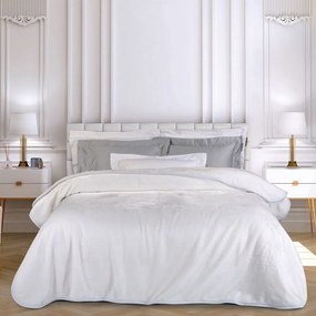 Κουβέρτα 3470 Velour White Greenwich Polo Club Μονό 160x240cm Acrylic
