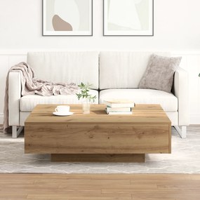 vidaXL Τραπεζάκι Καφέ Artisan Oak 100x100x31 εκ Ξύλο Επεξεργασμένο