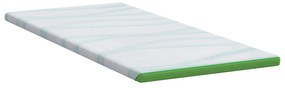 vidaXL Στρώματα Λευκό και Πράσινο 90 x 190 cm