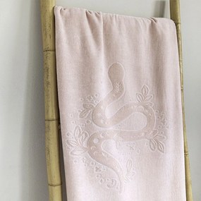 Πετσέτα Θαλάσσης Maui Jacquard Pink Nima Θαλάσσης 90x160cm 100% Βαμβάκι