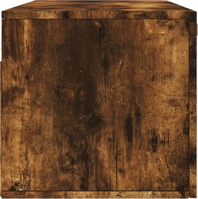 vidaXL Ντουλάπι Τοίχου Καπνιστή δρυς 100x36,5x35εκ. Επεξεργασμένο Ξύλο