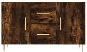 vidaXL Μπουφές Καπνιστή Δρυς 100 x 36 x 60 εκ. Επεξεργασμένο Ξύλο