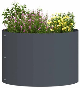 vidaXL Ζαρντινιέρες κήπου 5 pcs Ανθρακί 30 x 30 x 20 cm Ατσάλι
