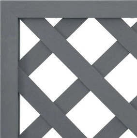 vidaXL Καφασωτό Γκρι 65 x 33x 135 εκ. από WPC