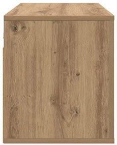 vidaXL Κρεμαστό Ντουλάπι Τηλεόρασης artisan δρυς 80 x 34.5 x 40 εκ