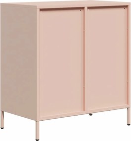 vidaXL Ντουλάπι Ροζ 68x39x73,5 εκ. από Χάλυβα Ψυχρής Έλασης