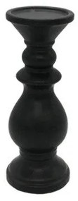 Κηροπήγιο Κεραμικό Μαύρο Art Et Lumiere 9,5x21εκ. 30970