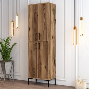 Παπουτσοθήκη Καρυδιά BERLIN 60x35x200