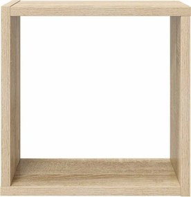 vidaXL Ράφια Κύβοι Τοίχου 2 τεμ. Sonoma Δρυς 30 x 15 x 30 εκ.