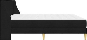 vidaXL Σκελετός κρεβατιού με στρώμα Μαύρο 180 x 200 cm Πολυεστέρας