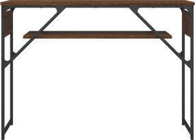 vidaXL Τραπέζι Κονσόλα Καφέ Δρυς 105 x 30 x 75 εκ. από Επεξεργ. Ξύλο