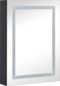 vidaXL Καθρέφτης Μπάνιου με Ντουλάπι &amp; LED 50 x 13 x 70 εκ.