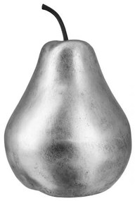 Διακοσμητικό Αχλάδι 52463 30x41cm Silver Polyresin
