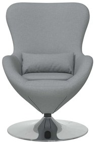 vidaXL Καρέκλες, Ανάκλινδροι & Καρέκλες Κοιμιστή Ανοιχτό γκρι