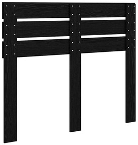 vidaXL Κεφαλάρι Μαύρη Οξυά 120 cm Επεξεργασμένο ξύλο