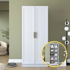 Ντουλάπα Λευκό BREVECA 90x57.5x210