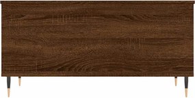 vidaXL Τραπεζάκι Σαλονιού Καφέ Δρυς 90x44,5x45 εκ. Επεξεργασμένο Ξύλο