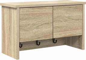 vidaXL Τοίχου Κρεμάστρα Δρύς Sonoma 50 x 20 x 30 εκ.