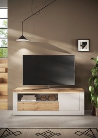Έπιπλο Τηλεόρασης Ανθρακί Οξειδωμένο 121x43x57