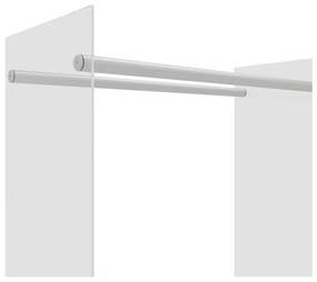 vidaXL Ράφι Καυσόξυλων Διαφανές 80 x 35 x 100 εκ. από Ψημένο Γυαλί