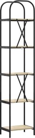 vidaXL Ράφι Βιβλίων Δρύς Sonoma 40 x 30 x 183 εκ Επεξεργασμένο ξύλο