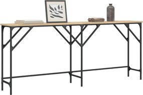 vidaXL Τραπέζι Κονσόλα Sonoma Δρυς 180x29x75 εκ. Επεξεργασμένο Ξύλο