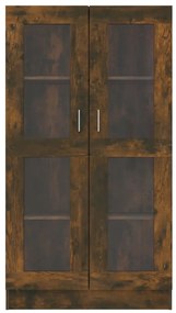 vidaXL Βιτρίνα Καπνιστή Δρυς 82,5x30,5x150 εκ. από Επεξεργασμένο Ξύλο