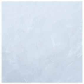 Δάπεδο Αυτοκόλλητο Λευκό με Όψη Μαρμάρου 5,11 μ² από PVC - Λευκό