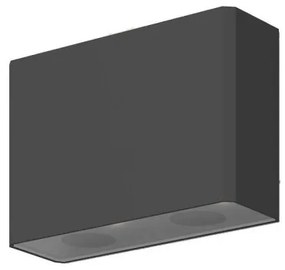 Απλίκα Φωτιστικό Τοίχου LED 4W Up-Down IP54 Show Maytoni-O433WL-L4GF3K-Ανθρακί O433WL-L4GF3K
