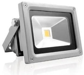 Προβολέας LED 50W Θερμό 4750lm Ασημί 07-00534 ΦOS_ME-07-00534-Ασημί 07-00534