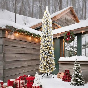vidaXL Τεχνητό Χριστουγεννιάτικο Δέντρο με 300 LED Πράσινο 240 cm