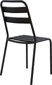 ΚΑΡΕΚΛΑ ΜΕΤΑΛΛΙΚΗ ΜΑΥΡΗ JASON HM5177.01 43x50x86cm