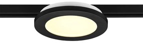 Φωτιστικό Ράγας Μαύρο Ματ 17xH2cm LED 9w 3000K 900lm Externally Dimmable Trio Lighting Camillus Duoline 76921032