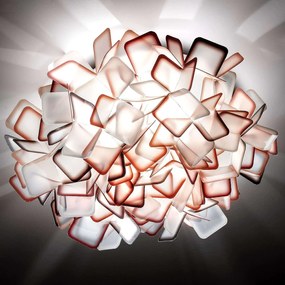 Φωτιστικό Οροφής-Πλαφονιέρα Clizia Medium Orange Slamp Aluminium, Polypropylene